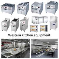 Solution tout-en-un pour les projets de cuisines de restaurants, équipement de restauration commerciale, acier inoxydable robuste