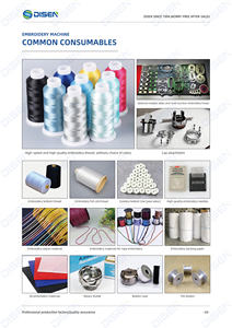 Precio de China 14 22 27 32 cabezas automática Industrial computarizada máquina de bordado de alta velocidad 20 cabeza 9 computadora de color - Product Image 4