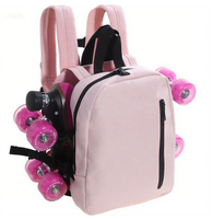 Sacs de patins à roulettes pour femmes et hommes, sac à dos de sport multifonctionnel pour patins à roulettes, patins à glace, patins à roues alignées