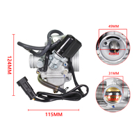 Carburateur universel de moto 26mm 4T Para GY6 200cc Scooter Ciclomotor PD26J CVK Carburador ATV QUADS Ir KART BUGGY