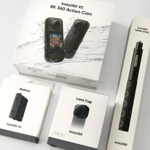 Insta360 X5 <span class=keywords><strong>HDKing</strong></span> 8K 360 ° Vlog vidéo 2400mAh 3 heures batterie intégrée garde-vent stabilisation Mini caméra d'action étanche - Product Image 1