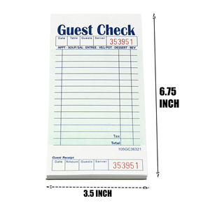 Carnet de reçus en papier NCR sans carbone sur mesure, impression de factures, papier autocollant, carton, logo personnalisé, faible MOQ - Product Image 4