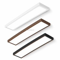Lámpara LED Cuadrada de 4 Pies 3CCT para Cocina y Sala de Estar, Delgada, Decorativa, de Montaje Empotrado, Acrílica, para Renovación de Apartamentos