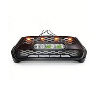 Kit carrosserie Facelift style G-R avec calandre à 3 LED pour Toyota HILUX Revo 2020-2024, modification de la calandre de pare-chocs avant avec prise d'air