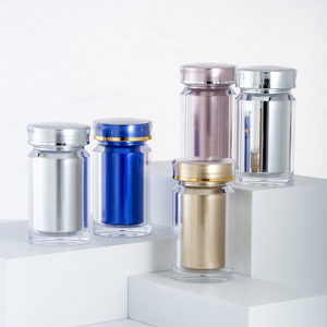 Mới 100ml cao cấp viên nang chai bao bì trẻ em bằng chứng Jar hai lớp tránh ánh sáng chai thuốc với nắp an toàn trẻ em - Product Image 2
