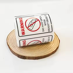 DO NOT USE Blades to Open Warning Labels <b>Sticker</b> for Shipping Handling Packing and Moving - Product Image 2