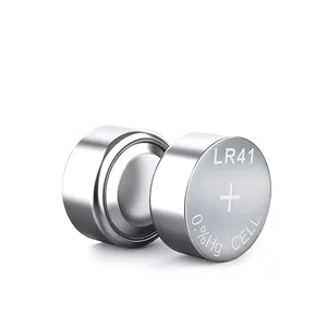 Jam tangan pintar Alkaline tombol sel baterai terlaris AG3 LR41 Lr192 192 1.5v 36mah mainan CE 626 baterai untuk jam tangan gelang
