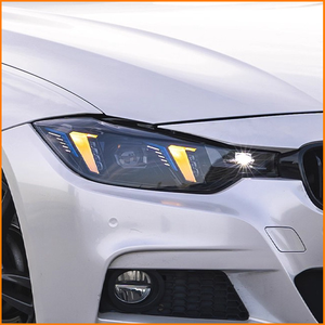 Para <span class=keywords><strong>BMW</strong></span> F30 F35 320i <span class=keywords><strong>328i</strong></span> 330i 335i 2013-2019 Faro LED con señal secuencial y lente azul Matrix, estilo Serie 4 modernizado 2026 - Product Image 5