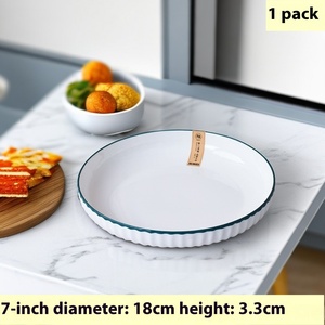 จานก้นลึกแบบใช้แล้วทิ้งเครื่องใช้บนโต๊ะอาหารแบบสร้างสรรค์ระดับไฮเอนด์ - Product Image 6