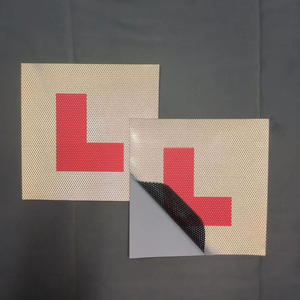 178*178mm riflettenti <span class=keywords><strong>vedere</strong></span> attraverso le piastre <span class=keywords><strong>L</strong></span>/P/UK Micro-perforato adesivo per auto per il Driver del Regno Unito 13 anni <span class=keywords><strong>di</strong></span> fabbrica può personalizzare N/R - Product Image 6