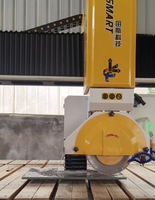 Sierra de corte de puente de 4 ejes CNC Router 4+3, maquinaria cortadora de piedra para mármol, granito y azulejos, con motor de 15KW, caja de cambios, rodamientos y bomba de engranajes