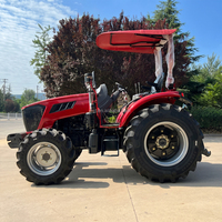 Tracteurs agricoles fabriqués en Chine, moteur diesel Euro 5 CE EPA, machines agricoles, tracteurs agricoles à 4 roues motrices