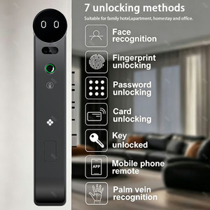 3D Face Recognition <b>Smart</b> Home Door Lock Tuya <b>Wifi</b> Fingerprint Cerradura Inteligente Digital Safe With <b>Camera</b> HSU-A20 <b>Smart</b> Lock - Product Image 2