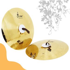 Cymbales en alliage SLADE, ensemble de gongs et de cymbales dorés, cymbales professionnelles MD130, grand tambour à vent en cuivre - Product Image 2