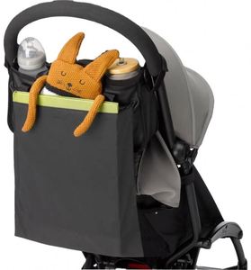 Organizador universal para cochecito con portavasos, bolsa para pañales, bolsa para teléfono desmontable y múltiples bolsillos, de fábrica BSCI. - Product Image 3