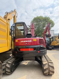 Excavatrice Yanmar VIO80 d'occasion d'origine japonaise, à bras zéro, 8 tonnes, mini-pelle Yanmar VIO80 avec chenilles en caoutchouc - Product Image 4