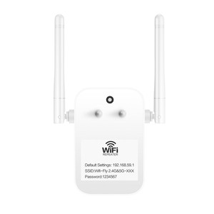 Répéteur Wifi 1200 Mbps longue portée, 2 antennes, WPS, double bande 2.4G 5.8G, amplificateur de signal, extension sans fil, booster LGX-D7, configuration simple - Product Image 4