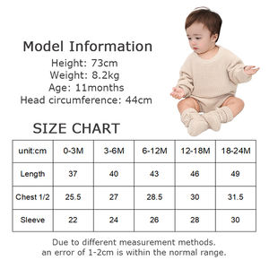 Winterwarme mode 100% biologisch katoen baby- en peuterkleding handgemaakt gehaakt babytruitjes rompertjes kleding - Product Image 5