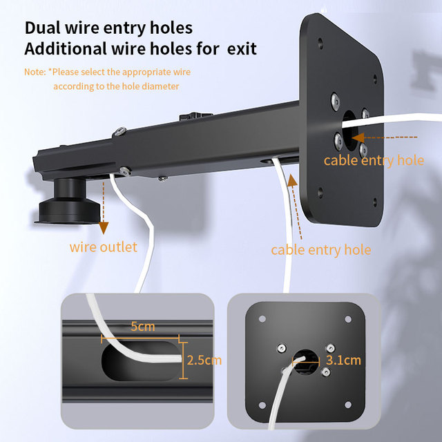 Aviation-grade Aluminum Alloy Projector Wall Mount Bracket Precision-designed XGIMI RS 10 Ultra Siying PH36 Jimi Special 360