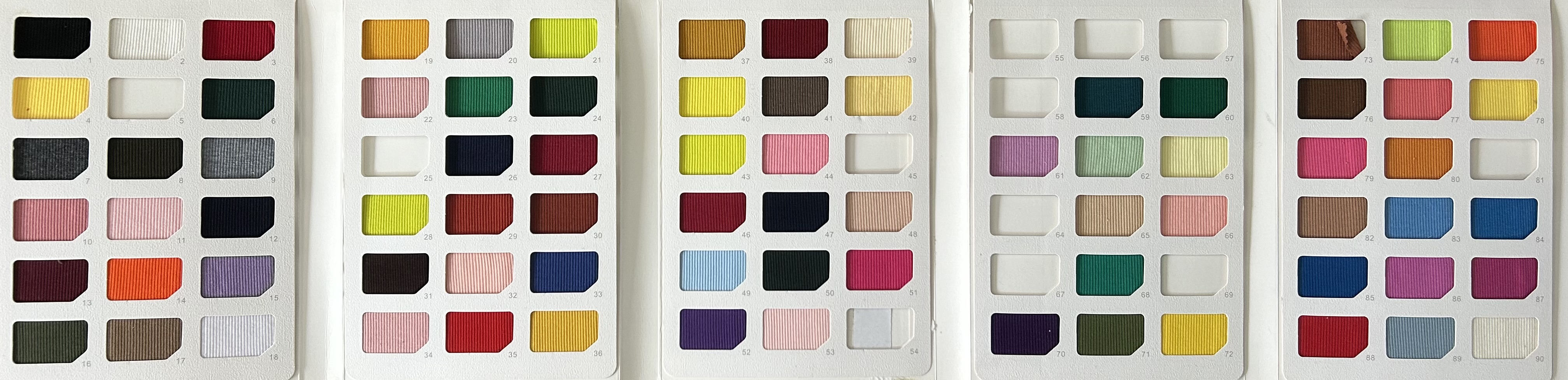 color card(pants)