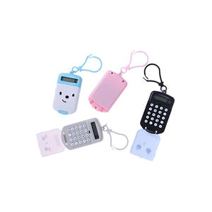 Calculatrice électronique en plastique miniature mignonne de style dessin animé à 8 chiffres avec logo personnalisé - Product Image 2