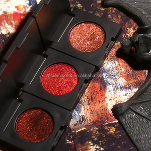 Cosmétiques en gros : Fard à paupières scintillant effet caméléon multichrome rouge, en poudre libre ou pressé, pour palettes mono - Product Image 3