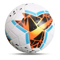 Bola Sepak Bola Harga Murah Cetakan Kustom PU PVC Mesin Jahit Warna-warni Bola Sepak Bola Ukuran 5 untuk Grosir