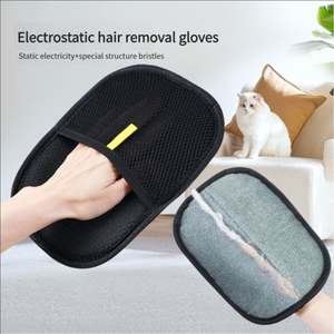 Hot Sale Remove Clothing <b>Sofa</b> Carpet <b>Pet</b> Hair Removal Gloves <b>Pet</b> Hair Cleaning Gloves - Product Image 2