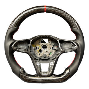 Volant en fibre de carbone personnalisé pour Volkswagen <span class=keywords><strong>Golf</strong></span> R <span class=keywords><strong>6</strong></span> 7 7.5 8 VW MK8 8R Gti <span class=keywords><strong>Gtd</strong></span>, <span class=keywords><strong>prix</strong></span> direct usine - Product Image 1