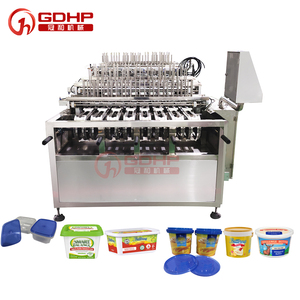 Bơ bơ thực vật sữa chua sữa hộp nhựa hoàn toàn tự động làm đầy, niêm phong và đóng nắp máy - Product Image 3