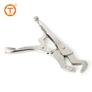 Alicates de bloqueo de pico de Nariz de loro de mandíbula ajustable CRV de soldadura multiusos para fregaderos tubos Clip reparación de vehículos de automóviles - Product Image 2