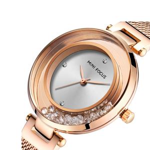 Orologio al Quarzo Placcato Oro Rosa <span class=keywords><strong>con</strong></span> <span class=keywords><strong>Numeri</strong></span> Grandi, <span class=keywords><strong>Orologi</strong></span> Sexy da Donna <span class=keywords><strong>con</strong></span> Quadrante Ampio - Product Image 2