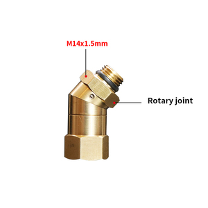 Cabezal de boquilla de 360 grados, arandela de presión giratoria, acoplador pivotante de conexión rápida - Product Image 5
