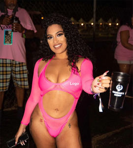 Maillot de bain une pièce push-up imprimé personnalisé OEM ODM pour femme, idéal pour les costumes de carnaval et les tenues de Jouvert - Product Image 5
