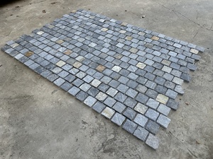 Cubo de adoquín dividido azul gris nativo al por mayor, adoquines de jardín exterior, patios, pasarelas, adoquines - Product Image 5