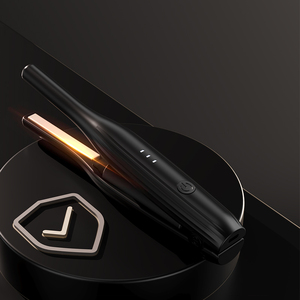 <span class=keywords><strong>Mini</strong></span> <span class=keywords><strong>fer</strong></span> à lisser en céramique multifonctionnel avec écran LCD, contrôle de température électrique, chauffage rapide pour hôtel et usage domestique - Product Image 2