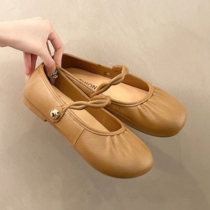 La parola fata nonna pieghettata 2025 bocca Jane una leggera ballerine Slip-On Mary poco profonde primavera ed estate scoppiano nuovi piatti - Product Image 6
