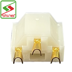 Connecteur de câble <span class=keywords><strong>d</strong></span>'alimentation à 3 broches, borne de contact en laiton, boîtier en plastique blanc pour câble <span class=keywords><strong>d</strong></span>'alimentation <span class=keywords><strong>d</strong></span>'appareil - Product Image 2