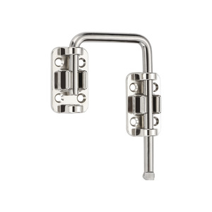 Loquet de porte multi-angles en acier inoxydable 90/180 degrés, installation sans perçage, antivol, sécurité enfant, verrou de cage pour animaux de compagnie - Product Image 4