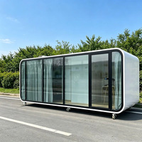 Cabine de bureau modulaire insonorisée Apple, maison préfabriquée moderne, studio de jardin avec certification CE