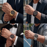 Montre mécanique squelette personnalisée, fabrication sur mesure, cadran avec logo personnalisé, boîtier en alliage, bracelet en acier inoxydable, fabricant de marque privée
