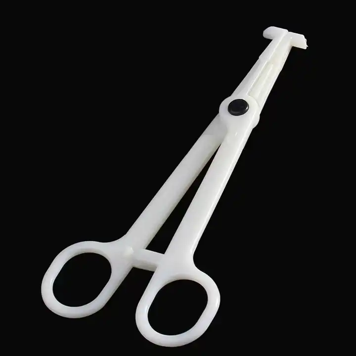 4 Pcs Body Piercing Clamps Disposable Plastic Piercing Clamps Septum Forceps  Body Piercing Plier Piercing Tools Supplies 