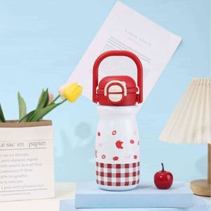 316 Stainless Steel Insulated Water Bottle Pop-Up Lid Portable Thermal Bottle <b>Large</b> Capacity Food Grade Travel Mug - Product Image 1