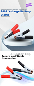 JIALUN 400A <span class=keywords><strong>500A</strong></span> 600A 반 절연 대형 자동차 배터리 부스터 케이블 헤비 듀티 악어 클립 하이 퀄리티 - Product Image 4