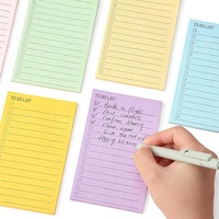 Catatan Tempel Mini PP Cover Do List 3x5 80 Lembar Bergaris Warna-warni Grosir Kustom