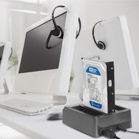 FIDECO 3 Bay ABS USB 3.0 5Gbps HDD SSD Dock 2.5 3.5 SATA IDE Clone Docking Station duplicatore di disco rigido