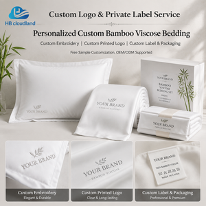 Juego de Cama Cloudland con Certificación OEKO-TEX y Aprobación GOTS, Ecológico, Refrescante, de Bambú, con Bolsillos Profundos, 400 Hilos, Adhesivo, para Todas las Estaciones - Product Image 4