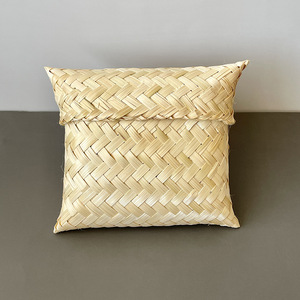 <span class=keywords><strong>Sac</strong></span> à <span class=keywords><strong>main</strong></span> unique en bambou tissé à la <span class=keywords><strong>main</strong></span> pour mariage, cadeau pour la mariée, la demoiselle d'honneur ou les invités, avec décoration en nœud. - Product Image 3