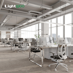 Éclairage linéaire LED moderne 40W 3CCT pour hôtel, best-seller, blanc, 80 CRI, base en aluminium, luminaire suspendu pour plafond, pour bureau, <span class=keywords><strong>restaurant</strong></span> - Product Image 6