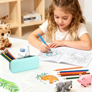 Estuche de Lápices Rosa Premium Personalizado OEM para Impresión de Bolsas de Papelería con Logotipo, Estuche de Lápices Estético con Cremallera - Product Image 6